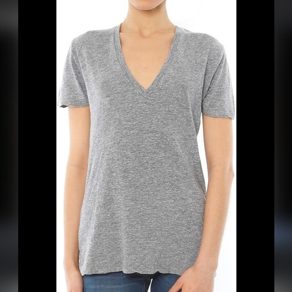Monrow Heathered Grey T-shirt
